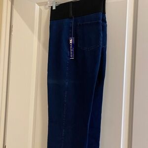 Peter Nygard Slims Capri Size L Missy Indigo